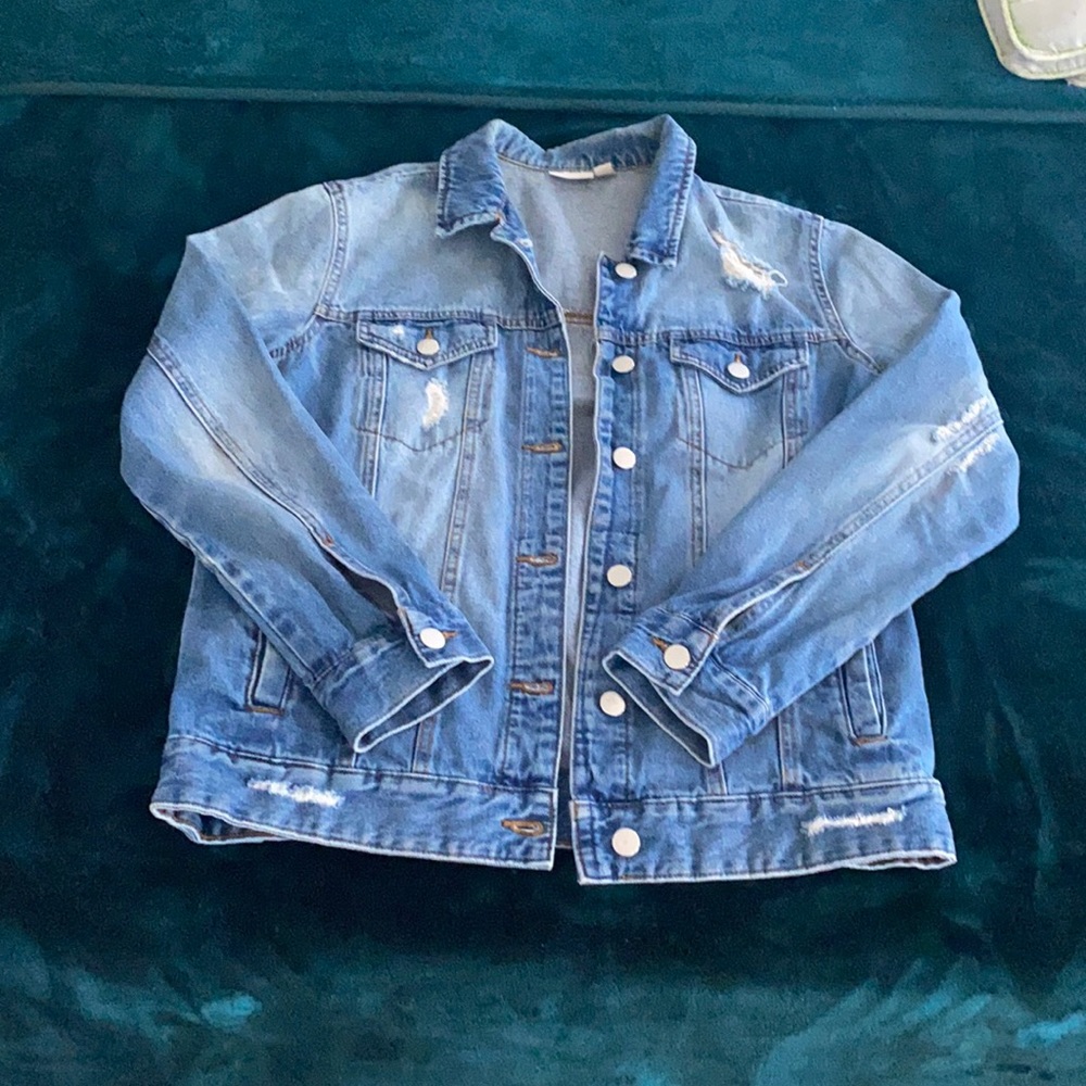 Distressed Denim Jacket